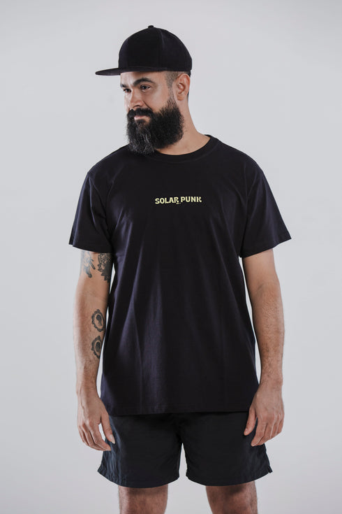 Camiseta Agroecológica Solar Punk Noite - Fit Regular